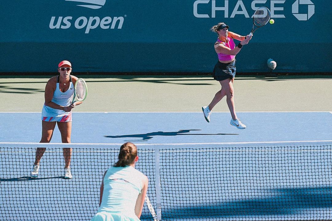 Alexa Guarachi se despidió en octavos de final del dobles femenino en el US Open