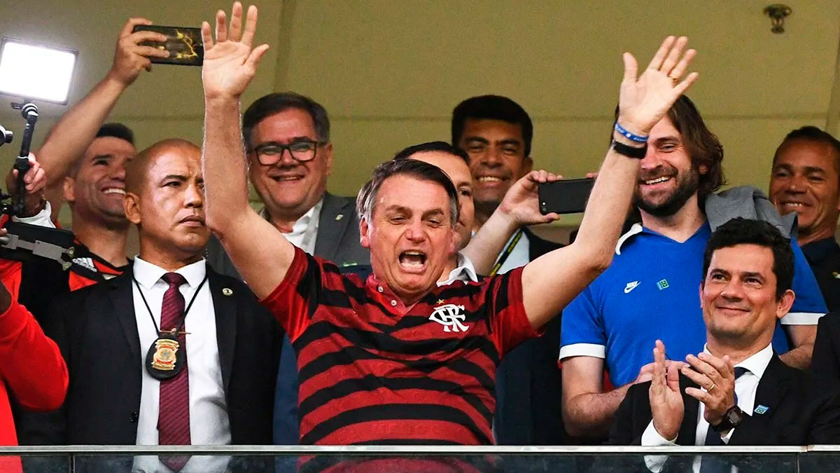 Preparan fuerte operativo de seguridad por asistencia de Bolsonaro a duelo entre Flamengo y Vélez