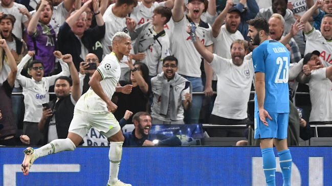 El Marsella de Alexis tropezó en su debut en Champions al caer ante Tottenham en Londres