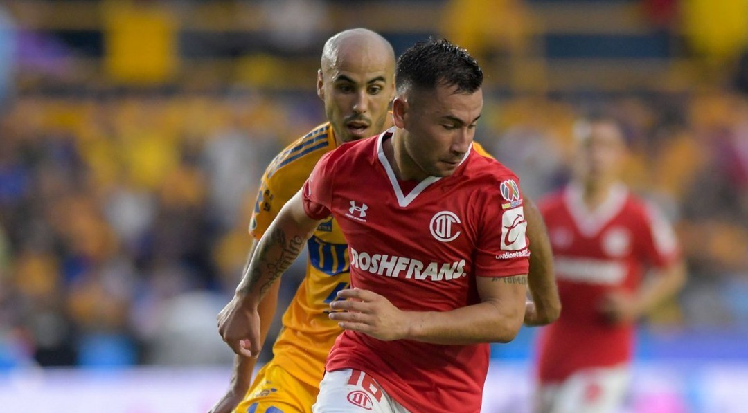 Jean Meneses anotó un gol en la caída de Toluca ante Tigres en la Liga MX