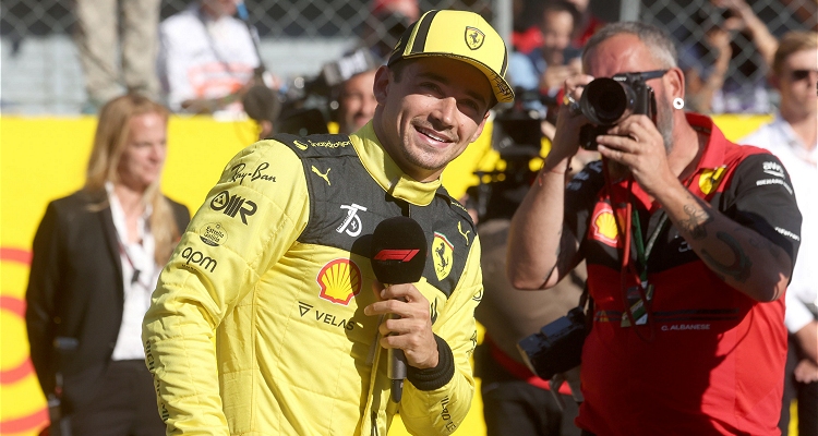 Charles Leclerc en Monza: “No esperábamos pelear por la pole”