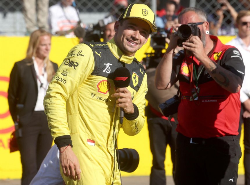 La brillante jornada de Charles Leclerc en las clasificaciones en Monza