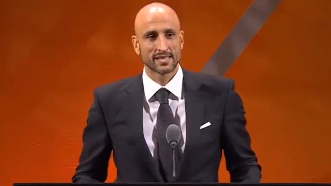 Histórico: Emanuel Ginóbili ingresó oficialmente al Salón de la Fama de la NBA