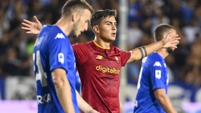 Paulo Dybala fue protagonista con gol y asistencia  en triunfo de Roma sobre Empoli
