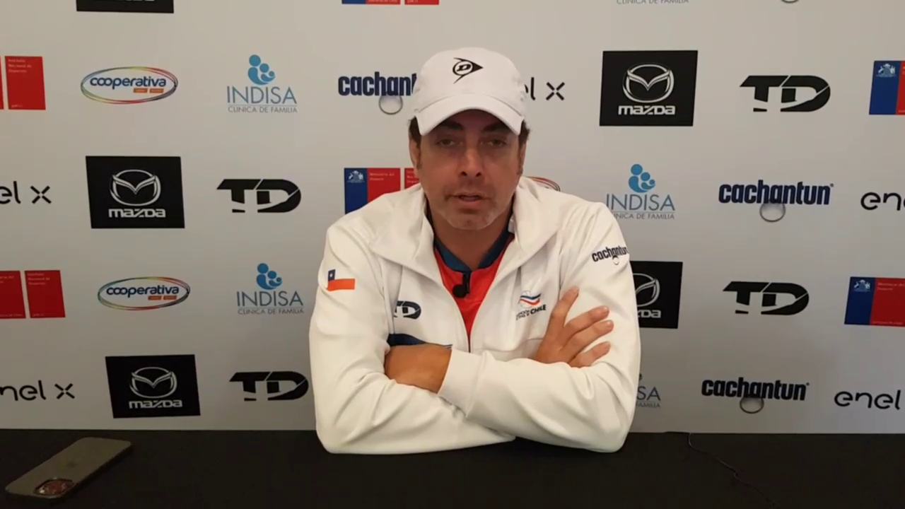 Massú y la serie ante Perú: Tenemos jugadores con experiencia y ojala podamos salir airosos