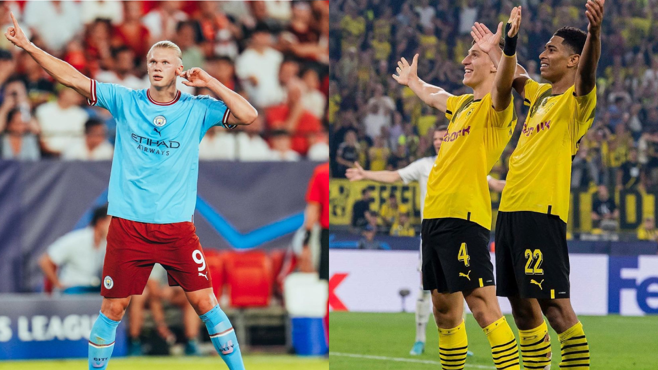 Haaland se reencontrará con su ex equipo en partidazo entre Man. City y Borussia Dortmund