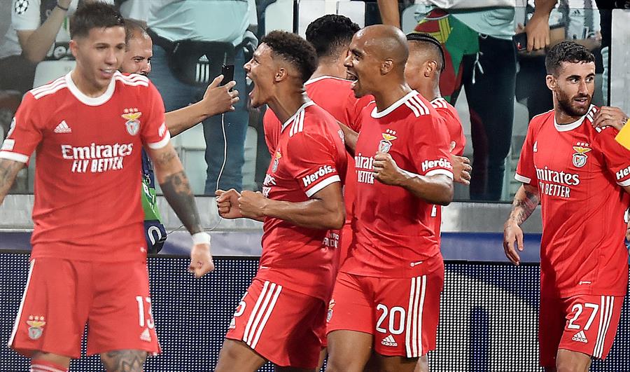 Benfica sorprendió en Turín a Juventus y sigue intratable en Champions League