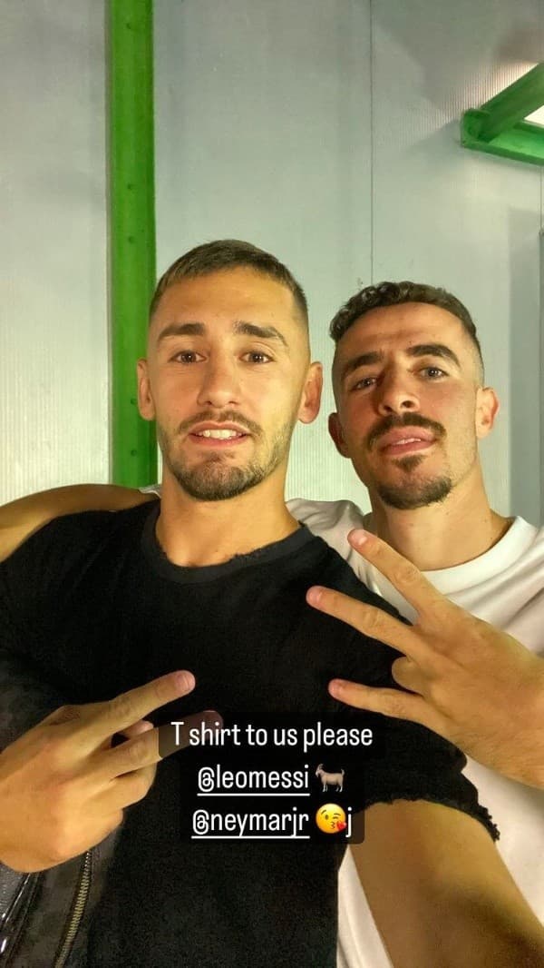 Deseo concedido: Messi intercambió camiseta con jugador de M. Haifa que se la pidió por Instagram
