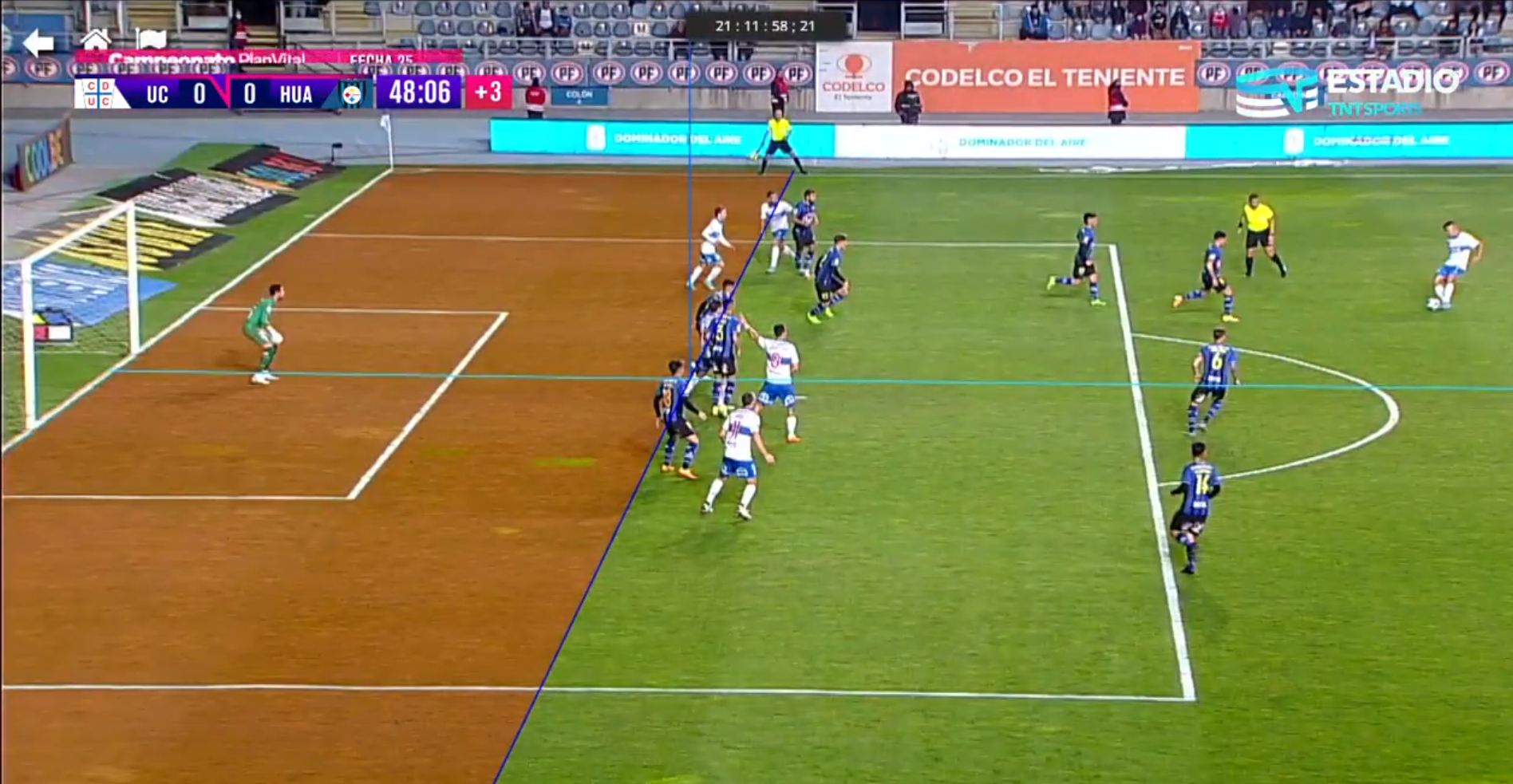 ¿Había offside? El gol anulado a Clemente Montes en la UC ante Huachipato