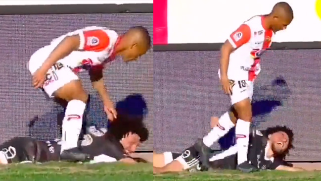 César Munder se ganó amarilla por tirar del pelo a Falcón