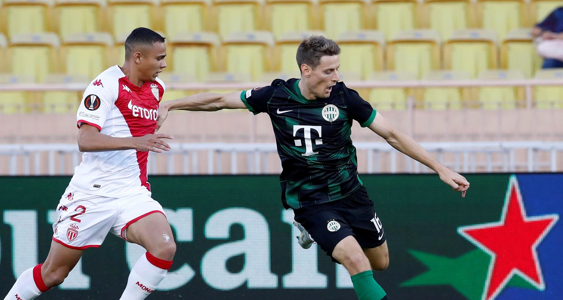 Mónaco de Guillermo Maripán sufrió duro traspié ante Ferencvaros en la Europa League