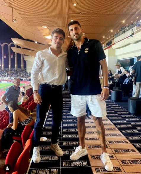 “¿Quién es más rápido?” La pregunta de Maripán al conocer a Charles Leclerc