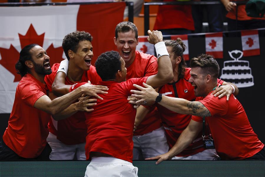 Copa Davis: Auger-Aliassime le dio a Canadá los pasajes a Málaga