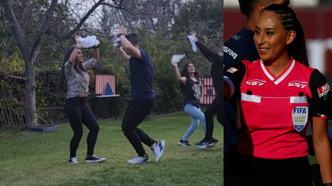 Al ritmo de “La Consentida”: Cindy Nahuelcoy se lució con pie de cueca en la “fonda arbitral”