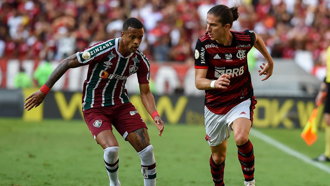 Flamengo de Vidal sufrió un nuevo traspié al caer con Fluminense en un candente clásico carioca
