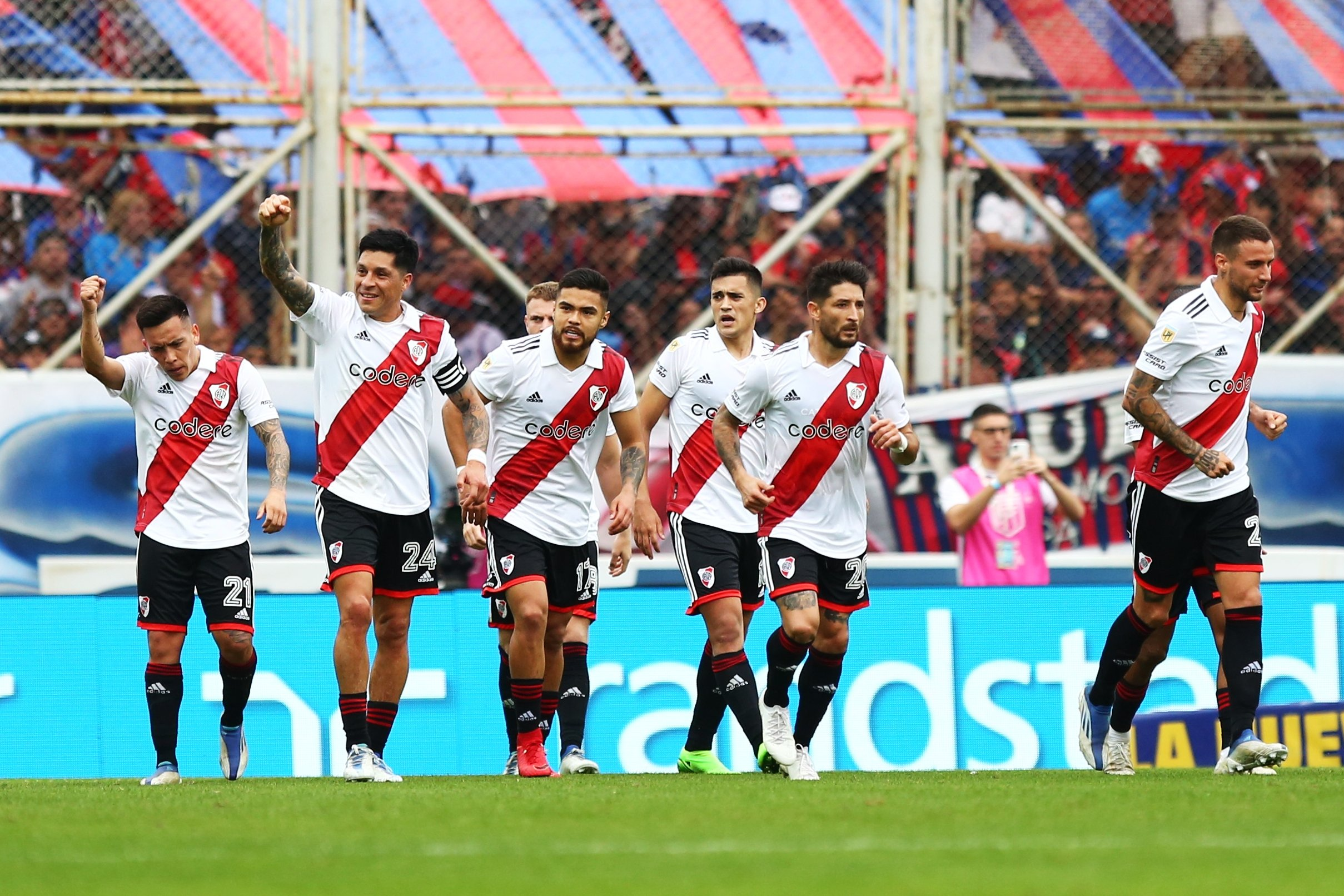Paulo Díaz destacó en triunfo de River Plate sobre San Lorenzo