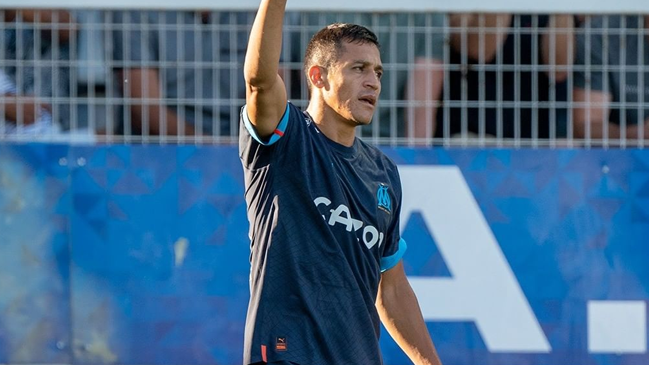 Olympique de Marsella destacó a Alexis Sánchez con motivo de las Fiestas Patrias