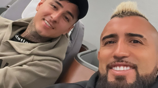 “Allá vamos”: Arturo Vidal y Erick Pulgar se embarcaron para sumarse a La Roja