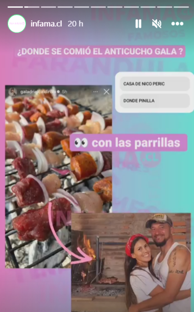 Aseguran que Mauricio Pinilla y Gala Caldirola pasaron juntos las Fiestas Patrias