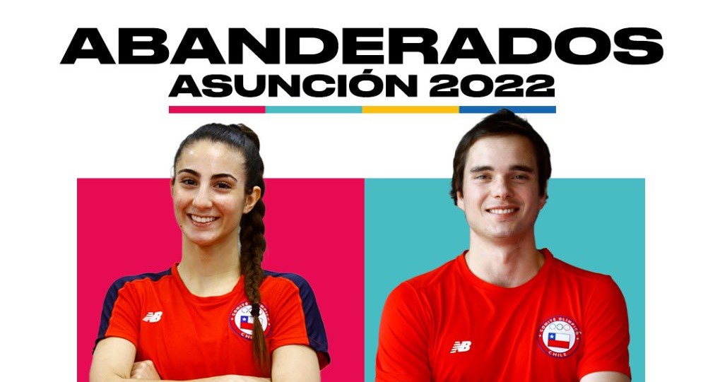 Valentina Toro y Fernando Renz serán los abanderados de Chile en los Odesur en Asunción
