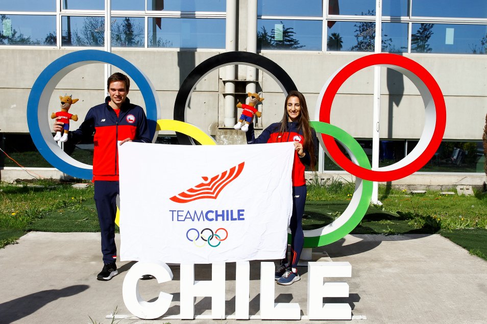 La presentación de Valentina Toro y Fernando Renz como abanderados para los Odesur 2022