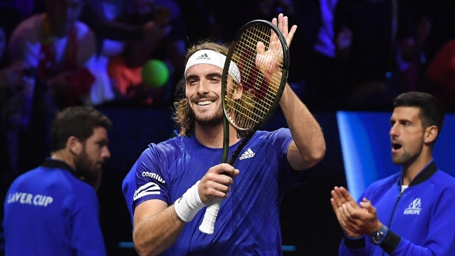 Tsitsipas venció a Schwartzman y aumentó la ventaja de Europa en la Copa Laver