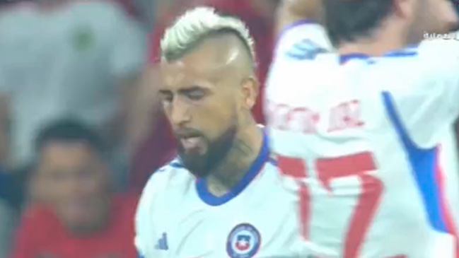 Arturo Vidal tuvo el 1-0 y el horizontal quiso lo contrario