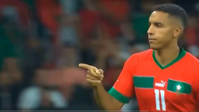 Sabiri amplió la ventaja de Marruecos sobre Chile con un fuerte disparo