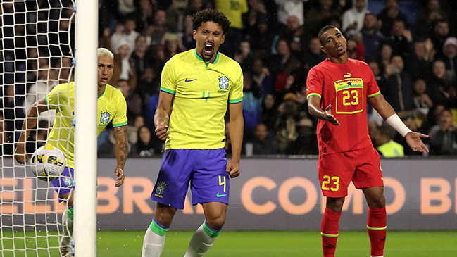 Brasil no tuvo problemas para dominar y golear en su amistoso contra Ghana