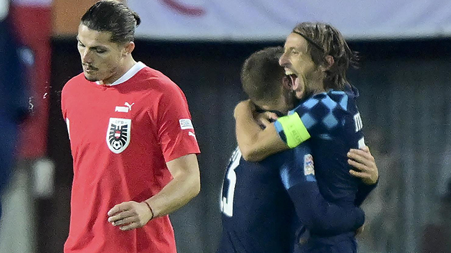 Croacia abrochó su clasificación y consolidó el descenso de Austria en la Nations League
