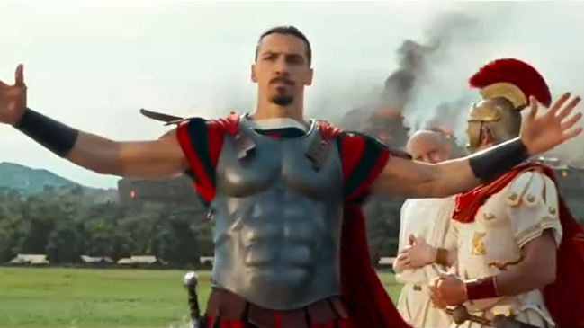 Zlatan Ibrahimovic se lanzó al cine en la película “Astérix y Obélix”