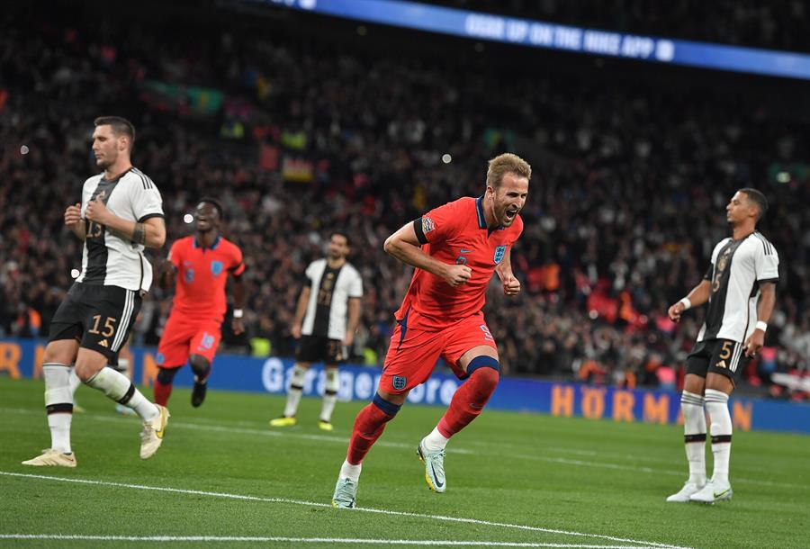Inglaterra se despidió de la Liga A de la Nations League con electrizante empate ante Alemania