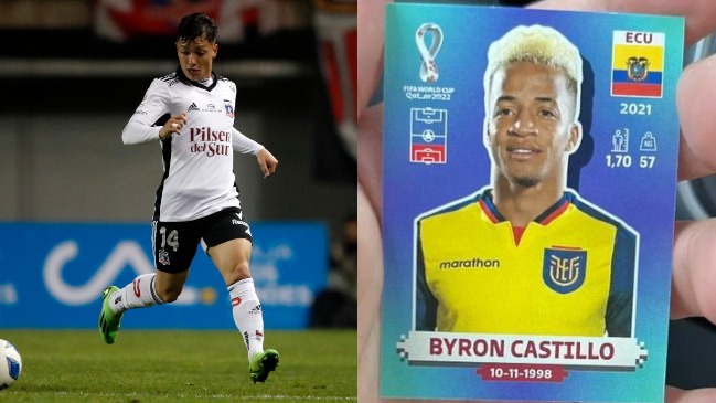 La “picante” reacción de Cristian Zavala con la lámina de Byron Castillo para el álbum de Qatar