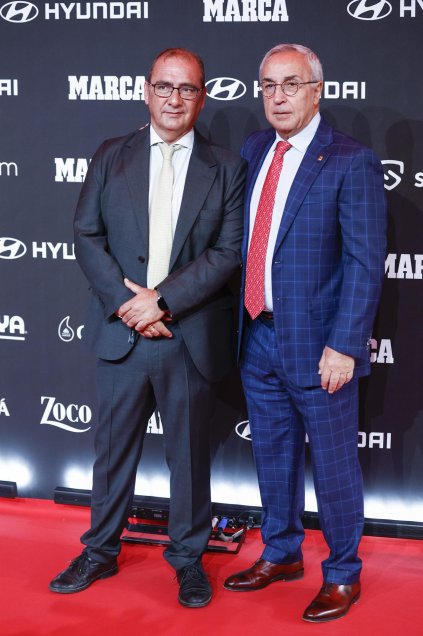 Manuel Pellegrini participó de la Gala de los Premios Diario Marca