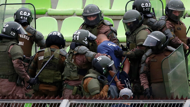 Uno de los detenidos por incidentes en el clásico universitario quedó con medidas cautelares