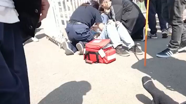 ¡Dramático! La atención a hinchas heridos tras la caída del techo de tribuna del Monumental