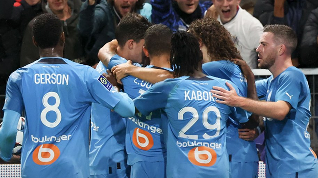 Clauss brilló con gol y asistencias en el triunfo como visita de Marsella sobre Angers