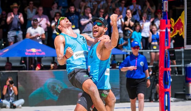 Los Primos Grimalt avanzaron en el Beach Pro Tour Elite pese a derrota