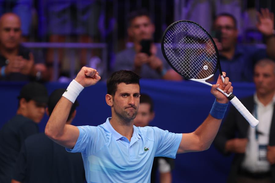 Novak Djokovic volverá a jugar una final tras vencer a Roman Safiullin en Tel Aviv