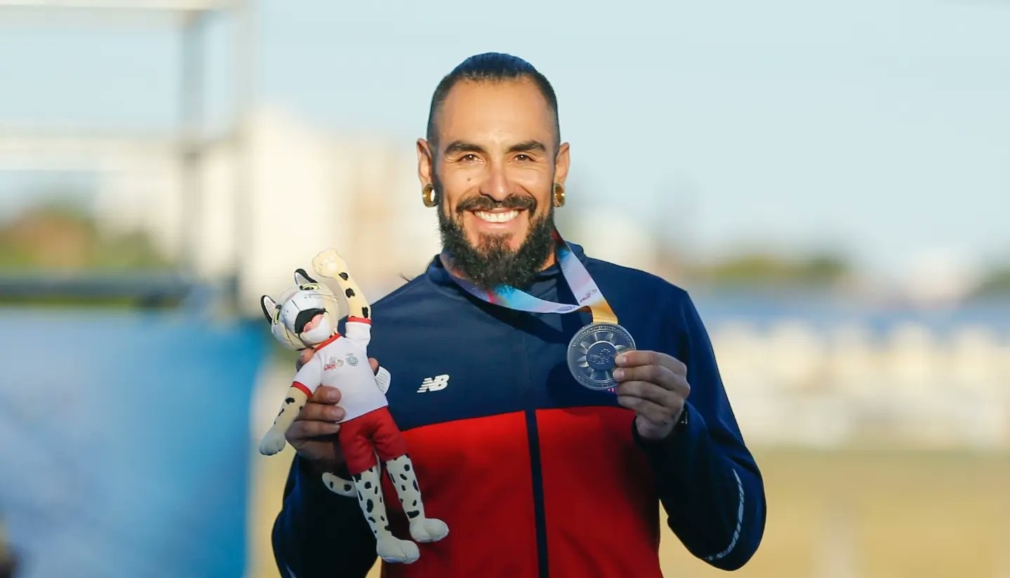 Christopher Verdugo se quedó con la medalla de plata en patinaje de los Juegos Sudamericanos