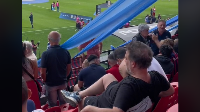 La reacción de Vicentico tras escuchar a los hinchas de San Lorenzo cantando “Matador”