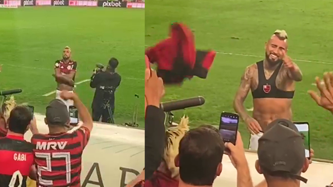 El aplaudido gesto de Arturo Vidal tras empate de Flamengo