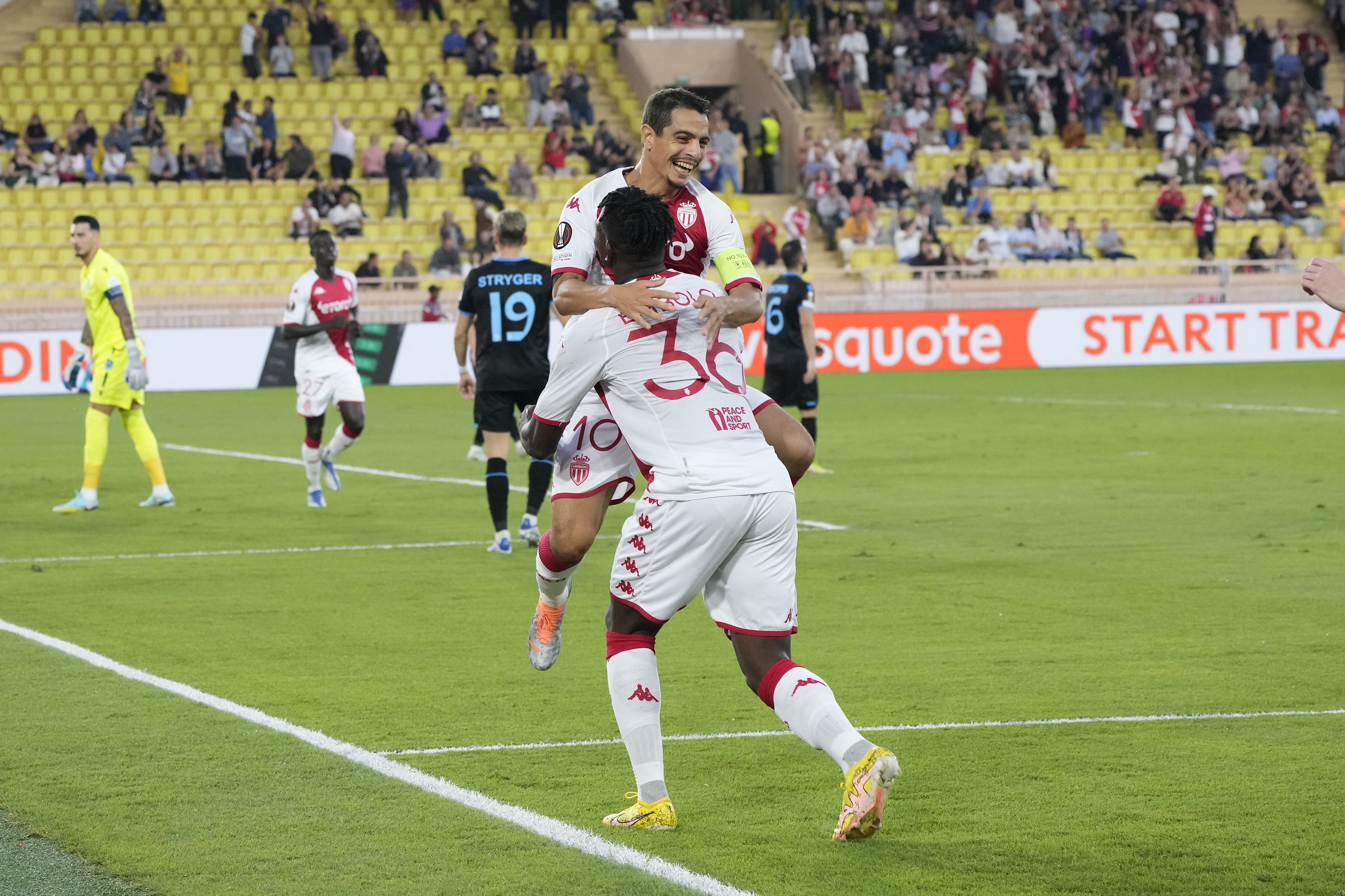 Guillermo Maripán jugó en valioso triunfo de AS Mónaco sobre Trabzonspor en la Europa League
