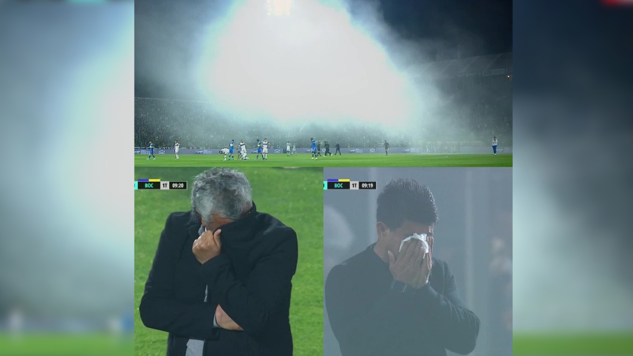 Duelo de Gimnasia y Boca Juniors fue suspendido por graves incidentes y gases lacrimógenos