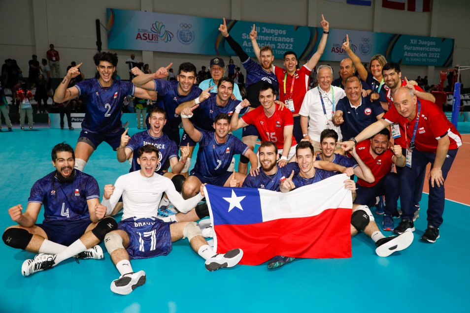 La notable actuación que le brindó el oro a Chile en el voleibol de Asunción 2022