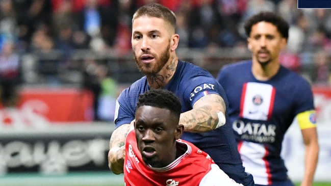 Sergio Ramos recibió la tarjeta roja número 28 de su carrera en el choque de PSG y Reims