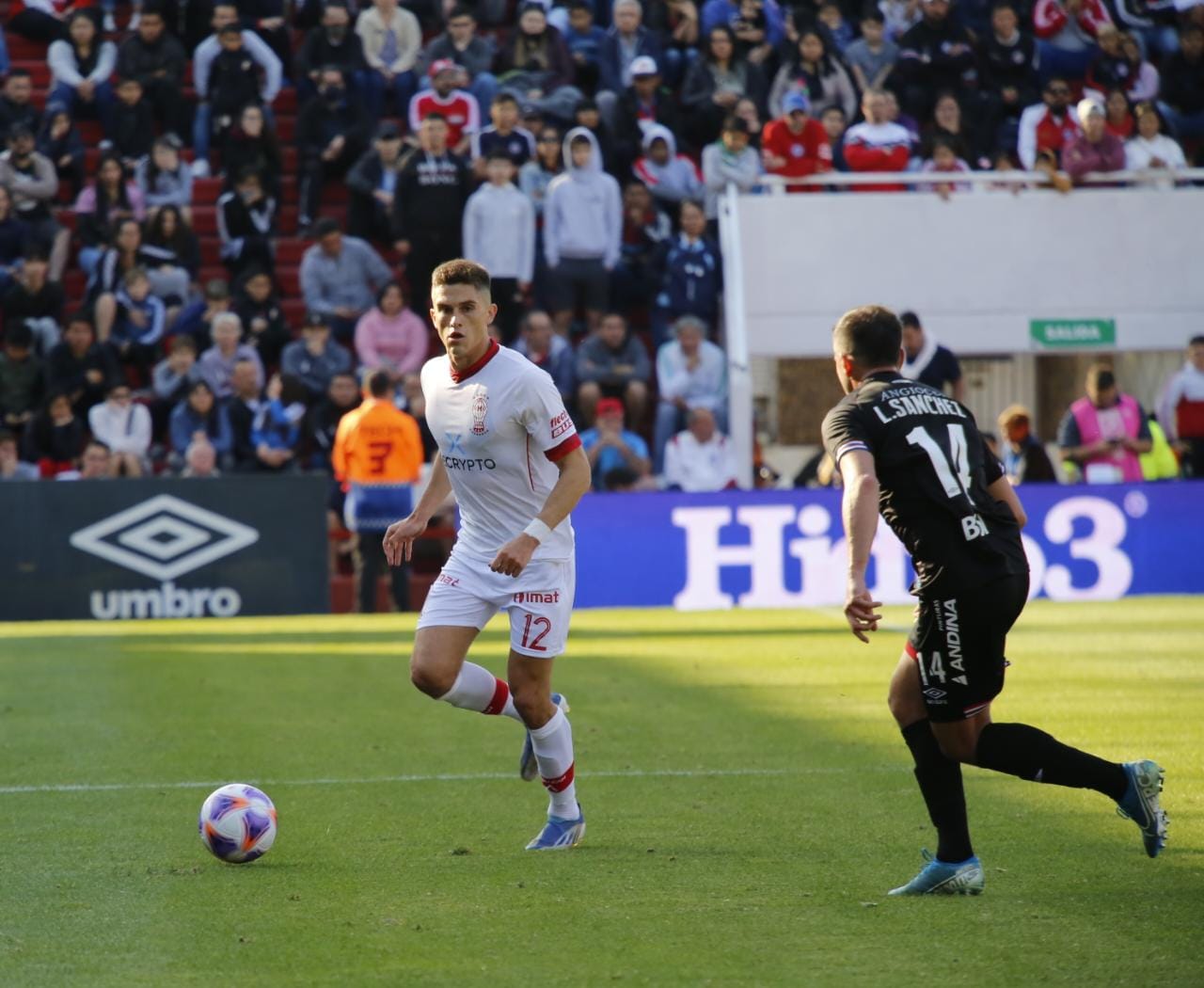 Guillermo Soto destacó con asistencia en empate de Huracán ante Argentinos Juniors