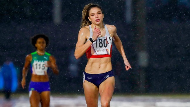 Martina Weil rozó el oro y debió conformarse con la plata en los 400 metros en los Odesur