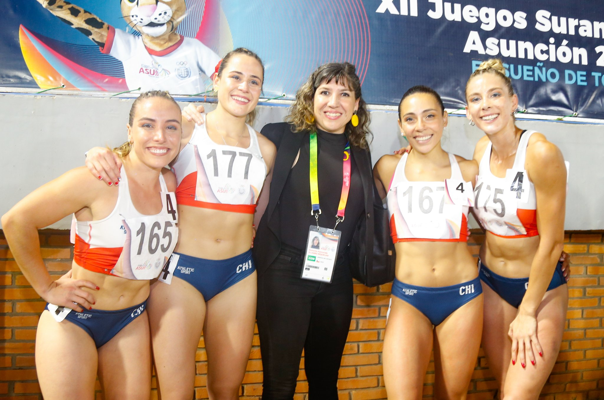 Equipo femenino de atletismo ganó medalla de plata en los relevos 4×100 en los Odesur