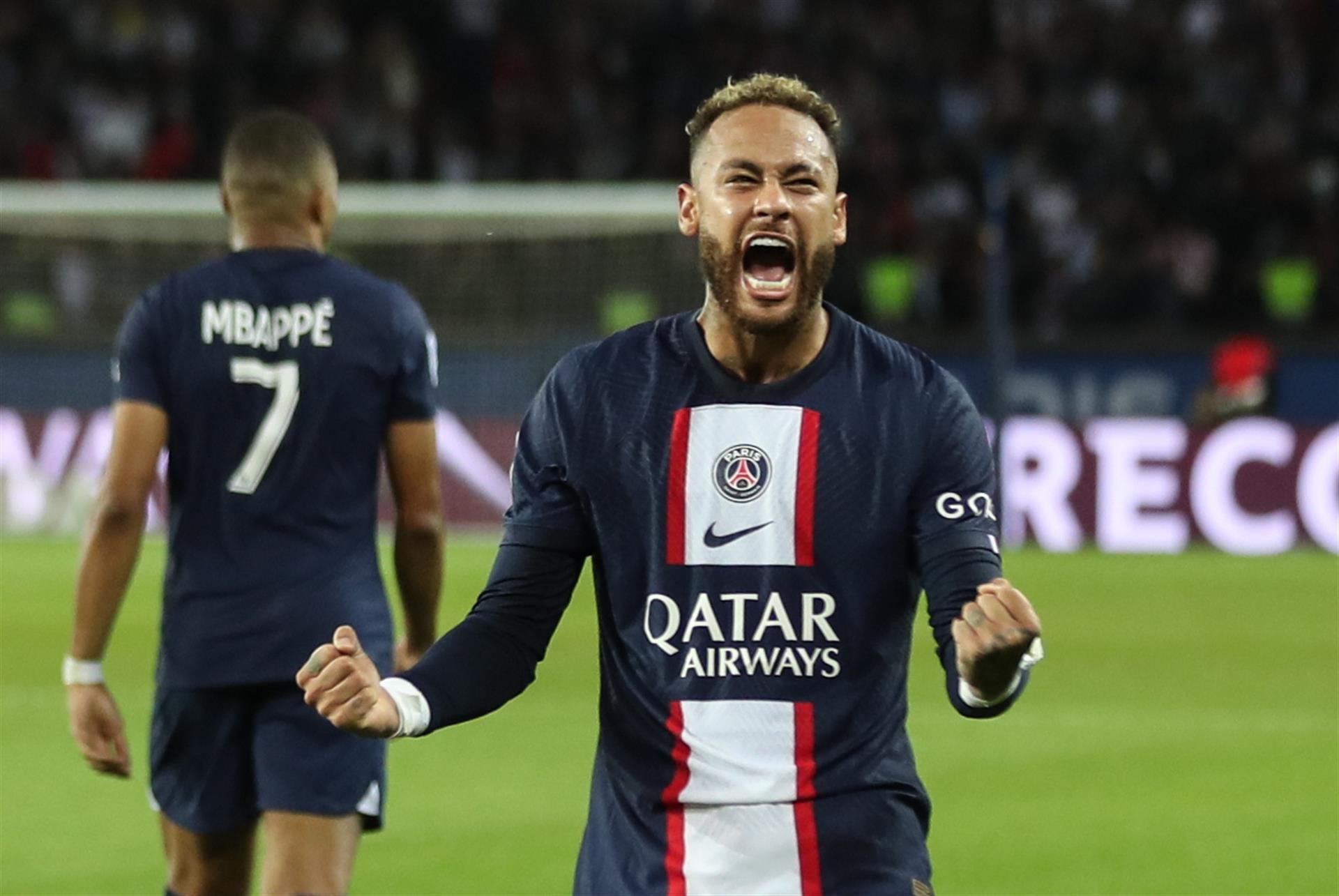 Neymar decretó la victoria de Paris Saint-Germain sobre Olympique de Marsella en la Ligue 1